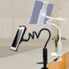 Phone Holder Stand – Powerful 360° Flexible Bed & Desk Mount for Phones & Tablets