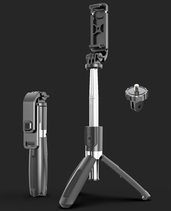 Amazing Bluetooth Selfie Stick – 360° Universal Tripod Bracket for iPhone & Android Phones with 10M Bluetooth Remote