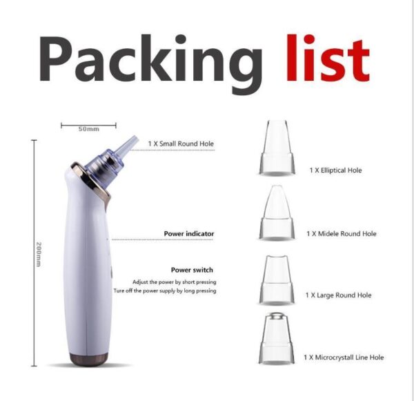 Ultimate 5-Level Electric Blackhead Remover – Powerful Pore Vacuum Acne & Facial Cleaner