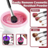 Ultimate 1-Piece Electric Makeup Brush Cleaner Machine – Portable Automatic USB Device for All Sizes