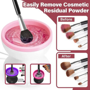 Ultimate 1-Piece Electric Makeup Brush Cleaner Machine – Portable Automatic USB Device for All Sizes