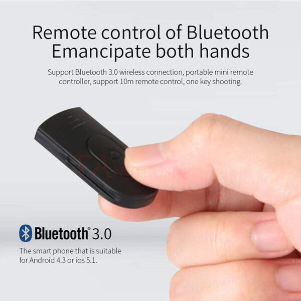 Amazing Bluetooth Selfie Stick – 360° Universal Tripod Bracket for iPhone & Android Phones with 10M Bluetooth Remote