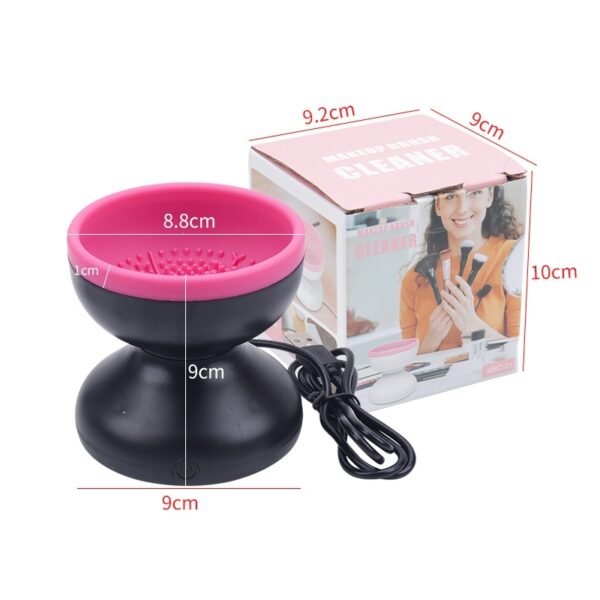 Ultimate 1-Piece Electric Makeup Brush Cleaner Machine – Portable Automatic USB Device for All Sizes