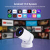 Best Portable Mini Projector – Smart HD Android Home Projector Gun (WXGA 1280×800)