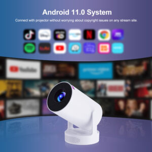Best Portable Mini Projector – Smart HD Android Home Projector Gun (WXGA 1280×800)