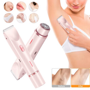 Best Women Body Hair Trimmer – Electric Bikini Shaver for Smooth Skin (Wet & Dry)