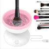 Ultimate 1-Piece Electric Makeup Brush Cleaner Machine – Portable Automatic USB Device for All Sizes