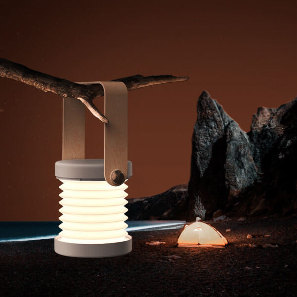 Touch LED Night Lamp – Foldable USB Rechargeable Lamp with 3 Brightness Levels