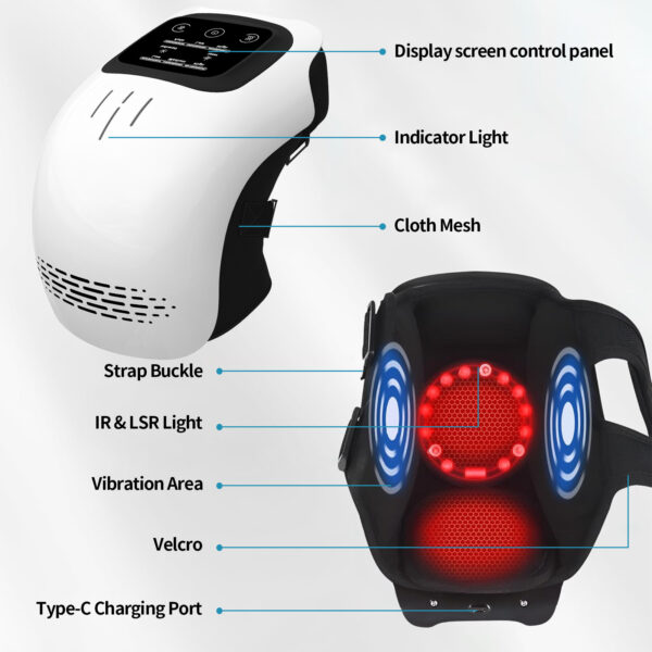 Knee Massager for Pain Relief – Deep Heating & Infrared Therapy for Fast Joint Comfort