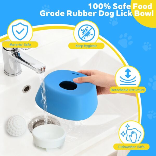 Best Pet Slow Feeder Licking Bowl – Anti-Choking Non-Slip Dog Bowl for Treats & Feeding