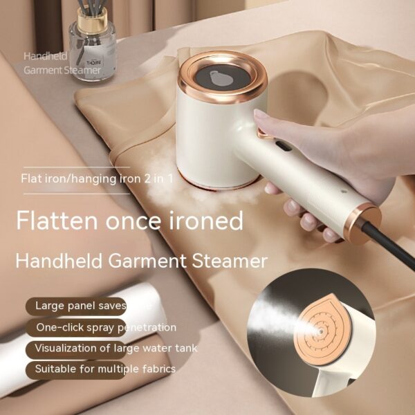 Portable Garment Steamer – Powerful Wrinkle Removal for Home & Travel (Fast Heat & Easy Use)