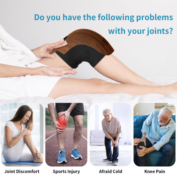 Knee Massager for Pain Relief – Deep Heating & Infrared Therapy for Fast Joint Comfort