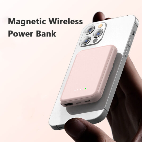 Amazing Magnetic Wireless Power Bank – Mini 10000mAh Portable Fast Charging Power Bank with LED Display