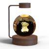 Magical Crystal Ball Night Light – 3D Cosmic Dinosaur LED USB Bedside Lamp for Home & Birthday Gifts