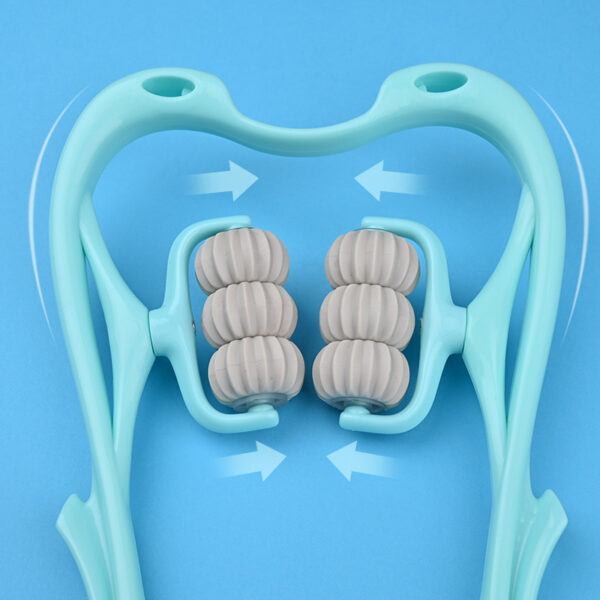 6-Roller Cervical Neck Massager – Deep Tissue Relief for Neck Pain, Stiffness & Tension
