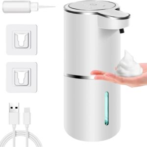 Automatic Touchless Foaming Soap Dispenser 380ml – USB Rechargeable Sensor Pump