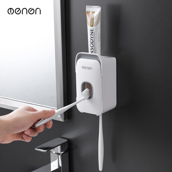 Automatic Toothpaste Dispenser – Wall Mounted Hands-Free Bathroom Organizer