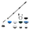 Smart Electric Spin Scrubber Cordless – Powerful Deep Cleaning Brush with 8 Attachments