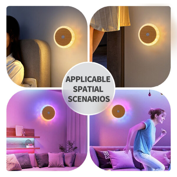 Smart Motion Sensor Wall Light Rechargeable – 7W Powerful LED Night Light for Home Safety