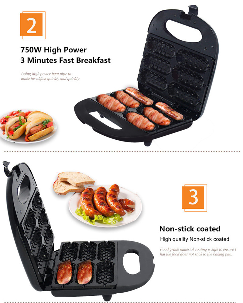 Home Hot Dog Roast Sausage Frying Machine Kitchen Gadgets - Image 4