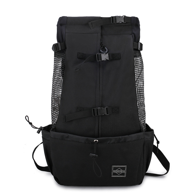 Pet Dog Carrier Bag Carrier For Dogs Backpack Out Double Shoulder Portable Travel Backpack Outdoor Dog Carrier Bag Travel - Image 7