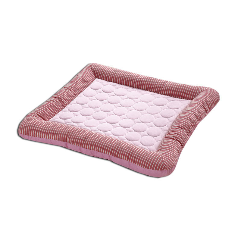 Pet Cooling Pad Bed For Dogs Cats Puppy Kitten Cool Mat Pet Blanket Ice Silk Material Soft For Summer Sleeping Blue Breathable - Image 8
