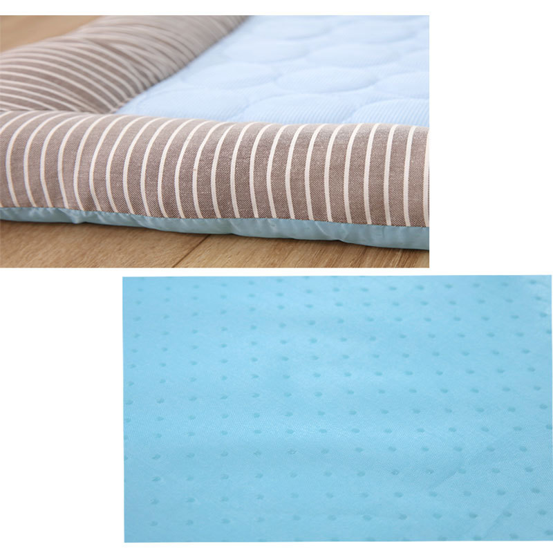 Pet Cooling Pad Bed For Dogs Cats Puppy Kitten Cool Mat Pet Blanket Ice Silk Material Soft For Summer Sleeping Blue Breathable - Image 5