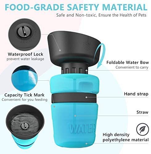Pet Outdoor Foldable Bottle Dog Travel Water Bottle Dog Water Dispenser - Image 8