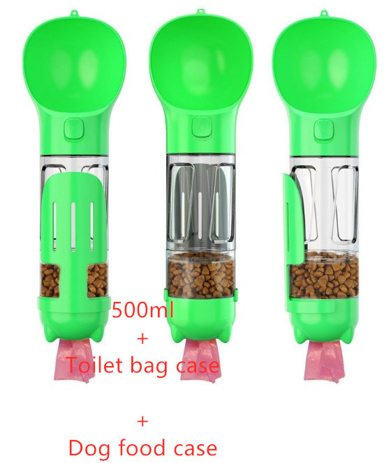 Pet Water Bottle Feeder Bowl Garbage Bag Storage Portable Pet Outdoor Travel 3 In 1 Dog Water Bottle - Image 9