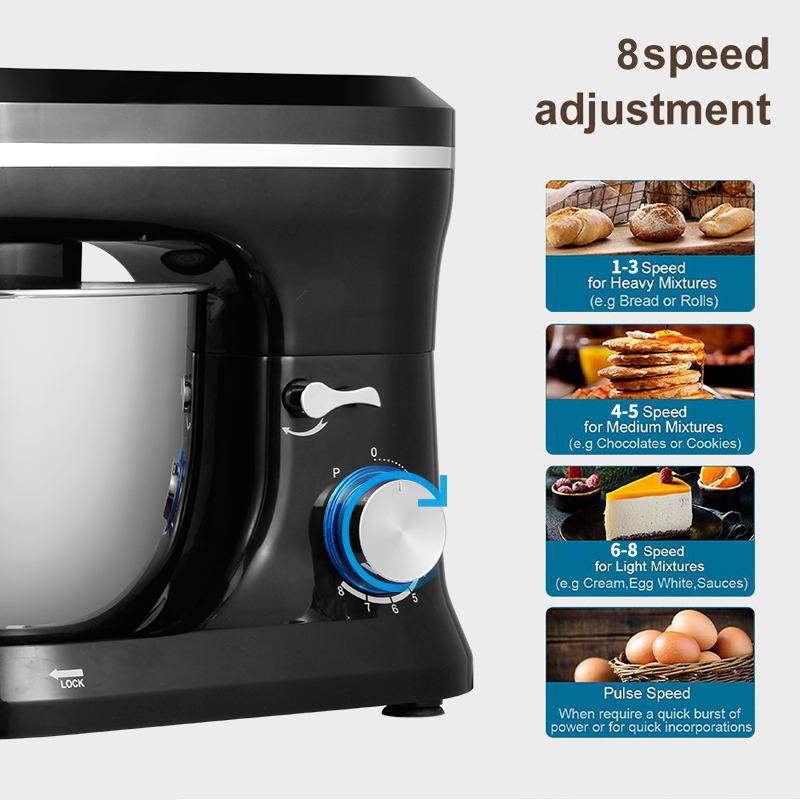 Chef's Cream Blender Stand Mixer Egg Beater - Image 9