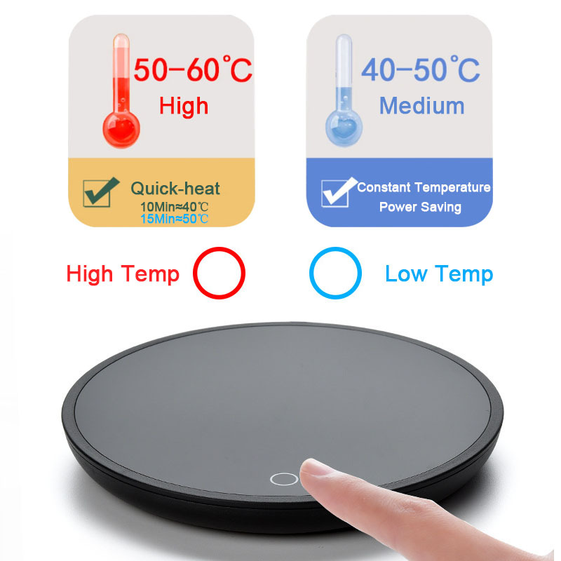 Coffee Mug Cup Warmer for Home Office Milk Tea Water Heating - Image 3