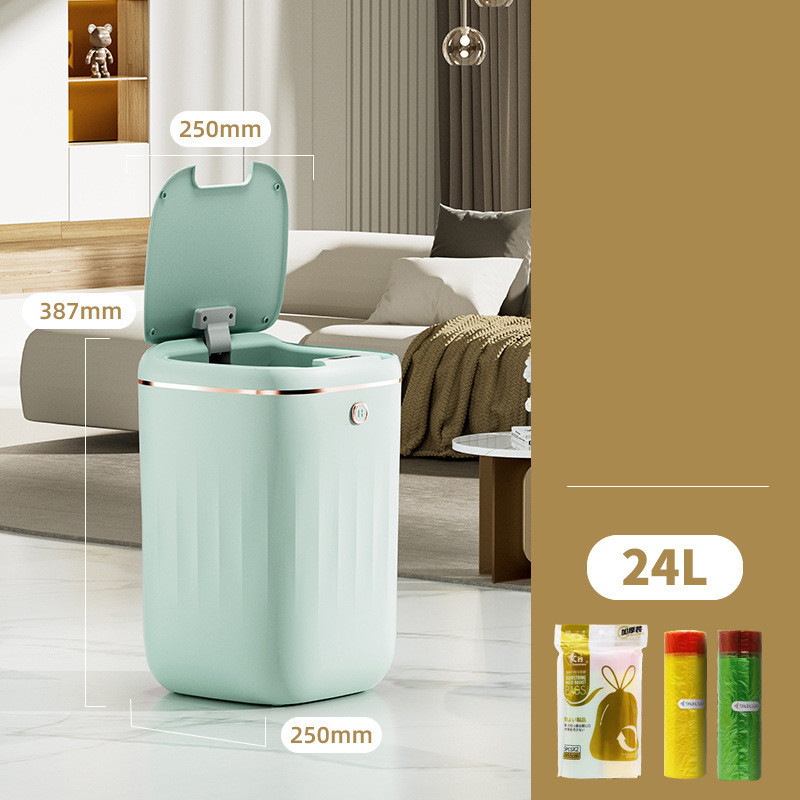 Home Living Room Mute Intelligent Induction Trash Can - Image 4
