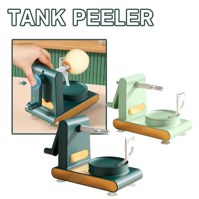 Hand-cranked Multifunctional Peeler Machine Home Peeler Cutter Kitchen Slicer Tools With Gadgets Fruit Corer Kitchen Gadgets - Image 2