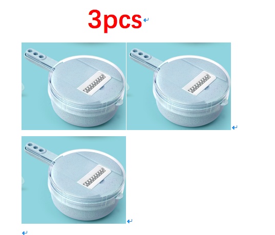8 In 1 Mandoline Slicer Vegetable Slicer Potato Peeler Carrot Onion Grater With Strainer Vegetable Cutter Kitchen Accessories - Image 10