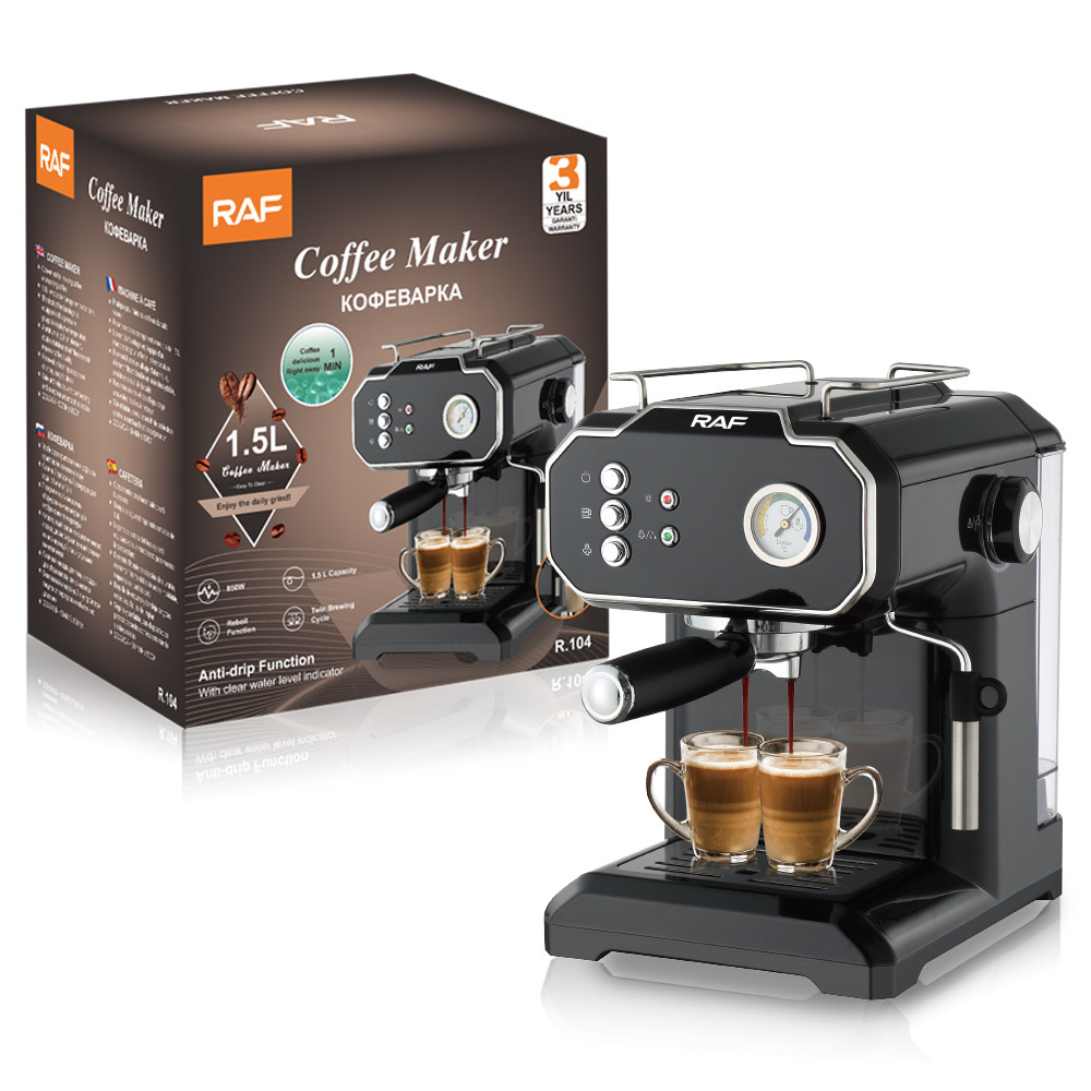 Household Small Semi-automatic High Pressure Steam Milk Froth Coffee Machine - Image 5