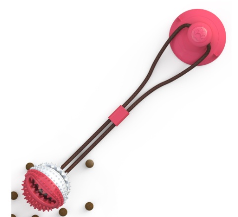 Dog Toys Silicon Suction Cup Tug Interactive Dog Ball Toy For Pet Chew Bite Tooth Cleaning Toothbrush Feeding Pet Supplies - Image 10