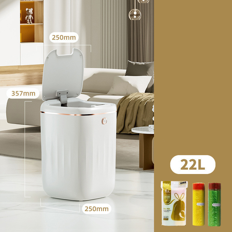 Home Living Room Mute Intelligent Induction Trash Can - Image 6