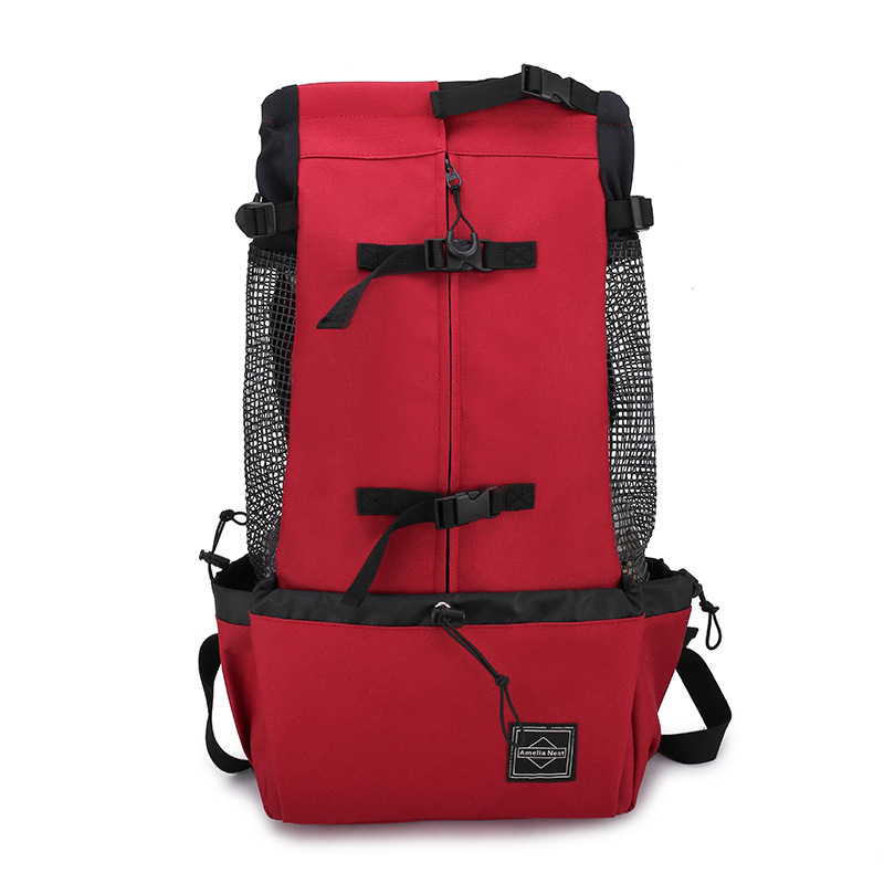 Pet Dog Carrier Bag Carrier For Dogs Backpack Out Double Shoulder Portable Travel Backpack Outdoor Dog Carrier Bag Travel - Image 10