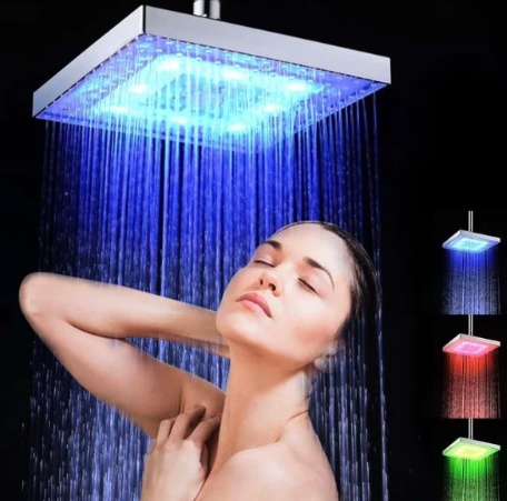 Luminous color changing shower head - Image 7