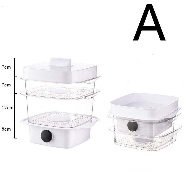 Multi-layer Dish Cover Heat Preservation Kitchen Cover Dining Table Leftover Storage Box Transparent Stack Cooking Hood Steamer - Image 8