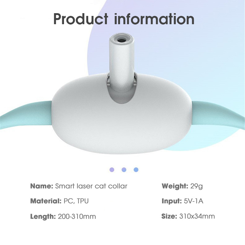 Automatic Cat Toy Smart Laser Teasing Cat Collar Electric USB Charging Kitten Amusing Toys Interactive Training Pet Items - Image 5