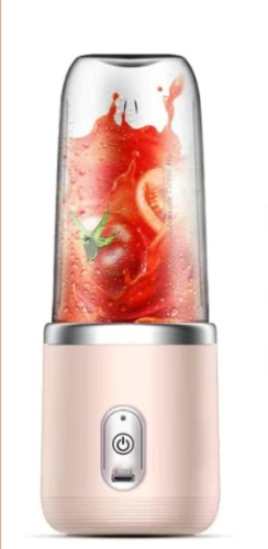 6blade Portable Blender Mini Juicer Cup Extractor Smoothie USB Charging Fruit Squeezer Blender Food Mixer Ice Crusher Portable Juicer Machine - Image 9