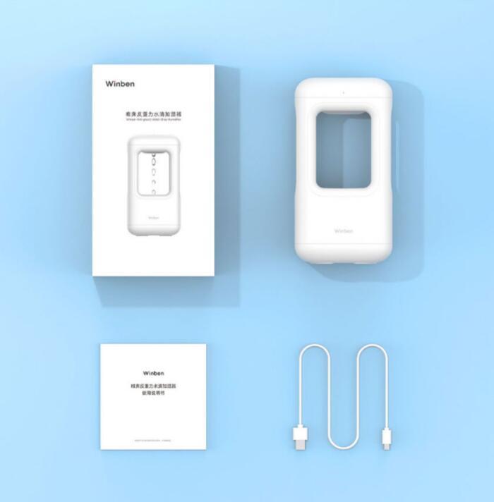 New Air Humidifier Home Quiet Bedroom Anti-Gravity Water Drop Humidifier Atmosphere Light - Image 7