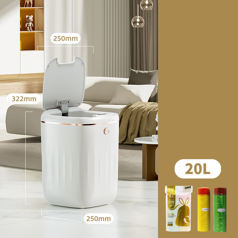 Home Living Room Mute Intelligent Induction Trash Can - Image 9