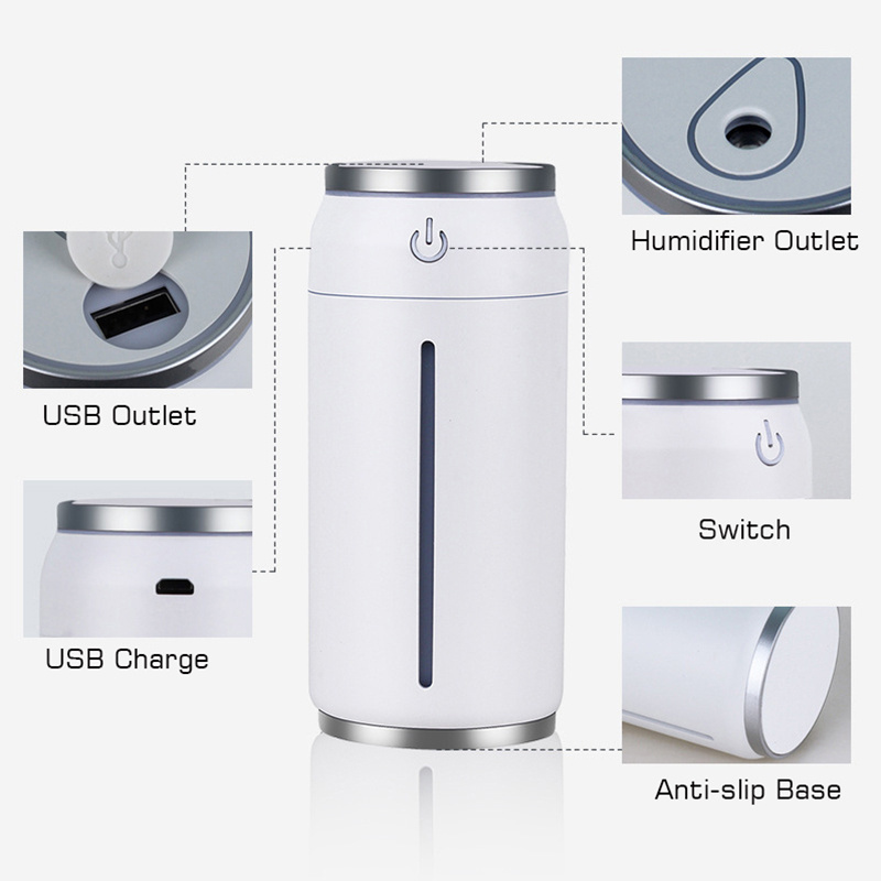 Hot Selling Car Humidifier 220ML Mini USB Aroma Diffuser Wholesale Air Humidificator - Image 3