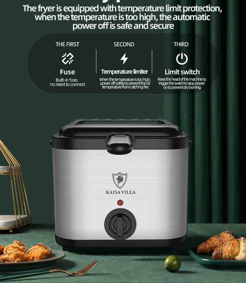 Visual Multifunctional Electric Air Fryer Skewer French Fries Machine - Image 4