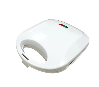 220V white color Double-sided breakfast sandwich machine panini toaster household omelette Fried steak sanwich maker - Image 2